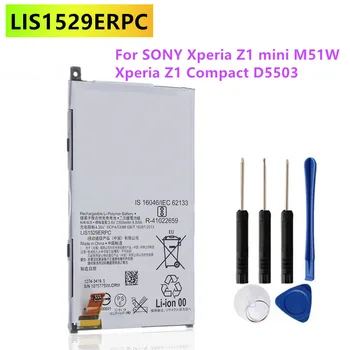 Новый сменный аккумулятор LIS1529ERPC емкостью 2300 мАч для Sony Xperia Z1 Compact mini Z1c D5503 M51w Bateria