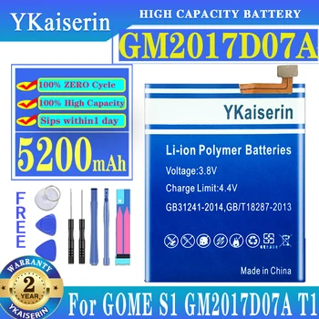 YKaiserin GM2017D07A 5200 мАч для GOME S1 GM2017D07A T1 Сменный аккумулятор