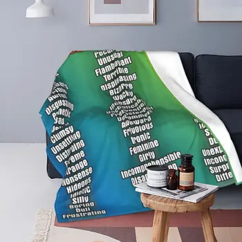 Тщательно подбирайте слова Ультрамягкое одеяло из микрофлиса, модное, удобное, подходит для защиты дивана от наполнения