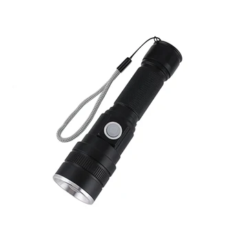 Портативный ручной фонарик IPX4 Водонепроницаемый 1800 люмен дальность действия 300 м для пеших прогулок кемпинга рыбалки